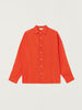 Multi Zipper Linen Shirt in Orange (Pre-Order)