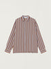 Multi Zipper Linen Shirt in Stripe (Pre-Order)